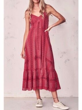 Rare - LoveShackFancy Amour Ikat Marlow Midi Dress